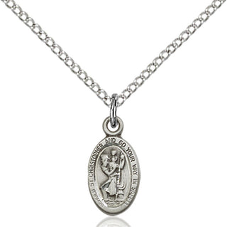 Sterling Silver St. Christopher Pendant