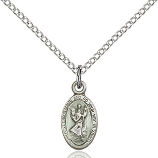 Sterling Silver St. Christopher Pendant