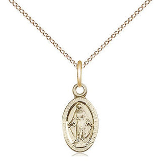 14kt Gold Miraculous Medal