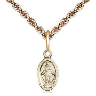 14kt Gold Miraculous Medal