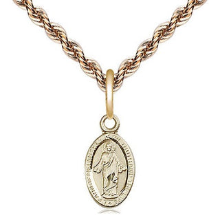 14kt Gold Scapular Medal