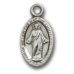 Sterling Silver Scapular Pendant