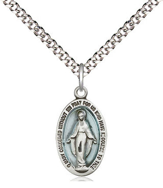 Sterling Silver Miraculous Medal Religious Jewelry