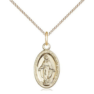 14kt Gold Filled Miraculous Medal Religious Jewelry