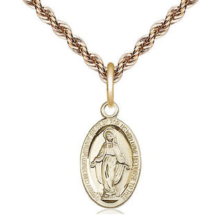 14kt Gold Filled Miraculous Medal Religious Jewelry