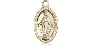 14kt Gold Miraculous Medal
