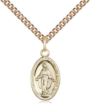 14kt Gold Miraculous Medal