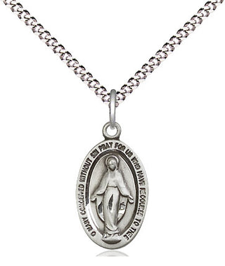 Sterling Silver Miraculous Medal Religious Jewelry