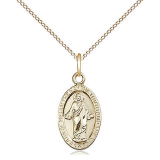 14kt Gold Scapular Medal