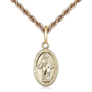 14kt Gold Scapular Medal