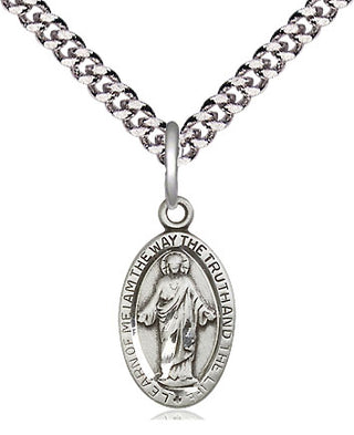 Sterling Silver Scapular Medal Religious Jewelry