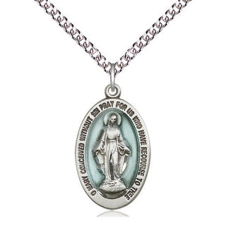 Sterling Silver Miraculous Medal Catholic Jewelry
