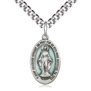 Sterling Silver Miraculous Medal Catholic Jewelry