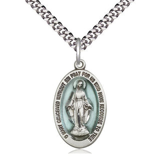 Sterling Silver Miraculous Medal Catholic Jewelry