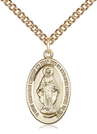 14kt Gold Miraculous Medal