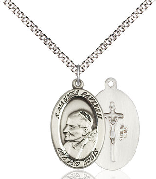 Pewter Saint John Paul II Medal Catholic Jewelry