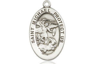 Pewter Saint Michael the Archangel Medal