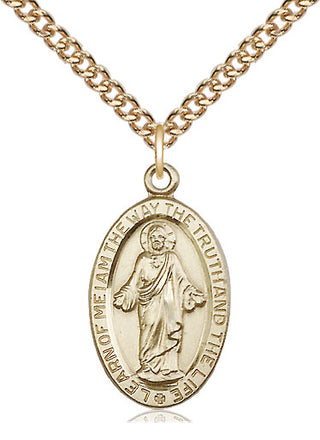 14kt Gold Filled Scapular Medal Catholic Jewelry