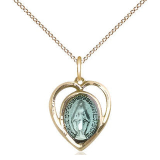 14kt Gold Filled Miraculous Medal Religious and Catholic Jewelry