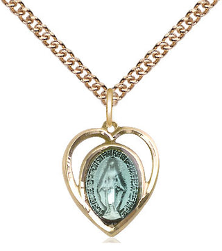 14kt Gold Filled Miraculous Medal Religious and Catholic Jewelry