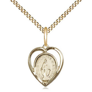 14kt Gold Filled Miraculous Medal Religious and Catholic Jewelry