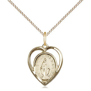 14kt Gold Miraculous Medal