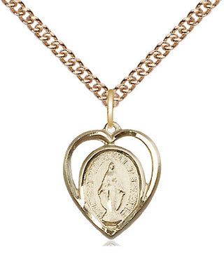 14kt Gold Miraculous Medal