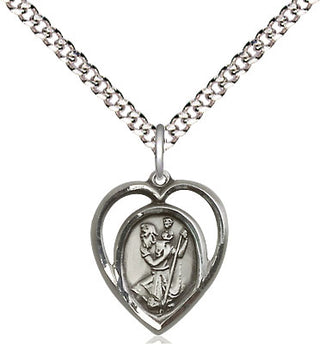 Sterling Silver Saint Christopher Medal Religious and Catholic Jewelry
