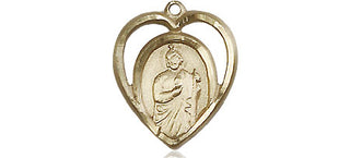 14kt Gold Saint Jude Medal