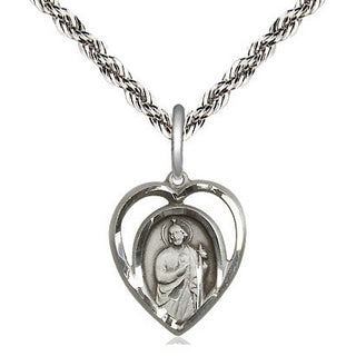 Sterling Silver Saint Jude Medal Religious and Catholic Jewelry