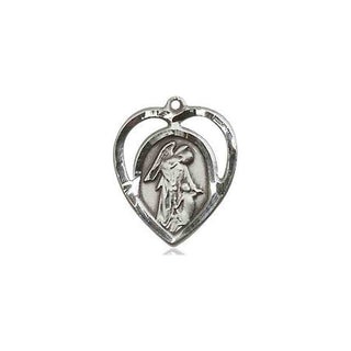 Pewter Guardian Angel Medal