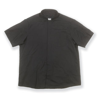 Short Sleeve Single Pocket Clergy Shirt Size 15.5
