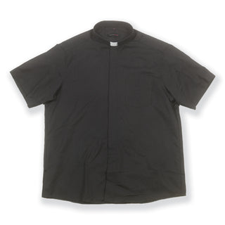 Short Sleeve Single Pocket Clergy Shirt Size 16