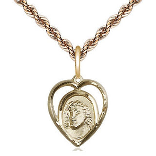 14kt Gold Filled Ecce Homo Medal Religious and Catholic Jewelry