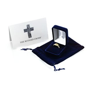 Sterling Silver The Rugged Cross Chastity Ring