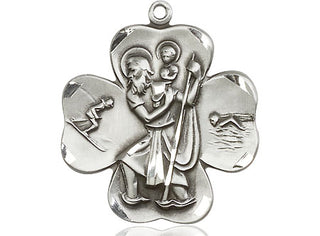 Sterling Silver Saint Christopher Medal Catholic Jewelry