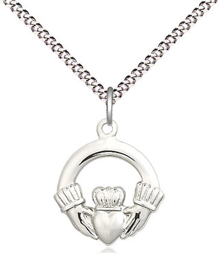 Pewter Claddagh Medal Religious Jewelry