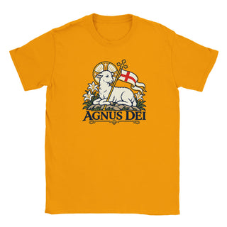 Agnus Dei Gold and Navy T-Shirt - view 11