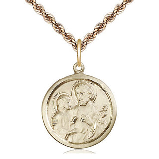 14kt Gold Filled Saint Joseph Medal Religious Jewelry