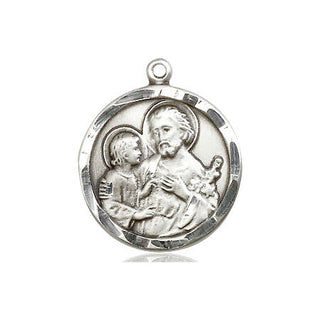 Sterling Silver Saint Joseph Medal