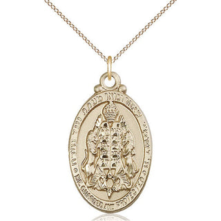 14kt Gold Filled Jewish Protection Medal Catholic Jewelry