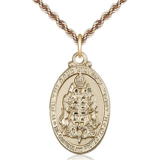 14kt Gold Jewish Protection Medal