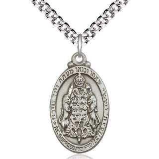 Sterling Silver Jewish Protection Medal Catholic Jewelry