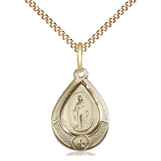 14kt Gold Filled Miraculous Medal Religious Jewelry