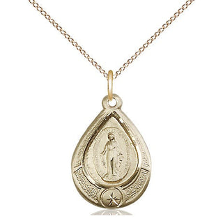 14kt Gold Filled Miraculous Medal Religious Jewelry