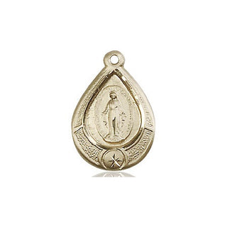 14kt Gold Miraculous Medal