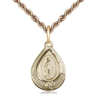 14kt Gold Miraculous Medal