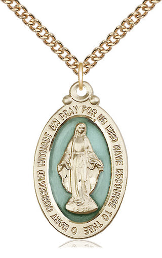 14kt Gold Filled Miraculous Medal Catholic Jewelry