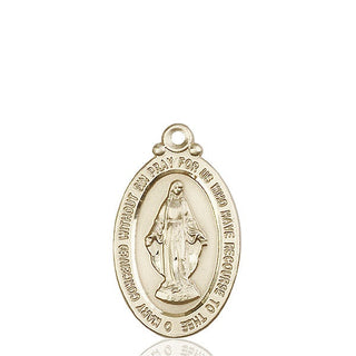 14kt Gold Miraculous Medal
