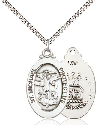 Pewter Saint Michael Air Force Medal | Large